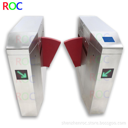Automatic Security Full Height Flap Turnstile with CE